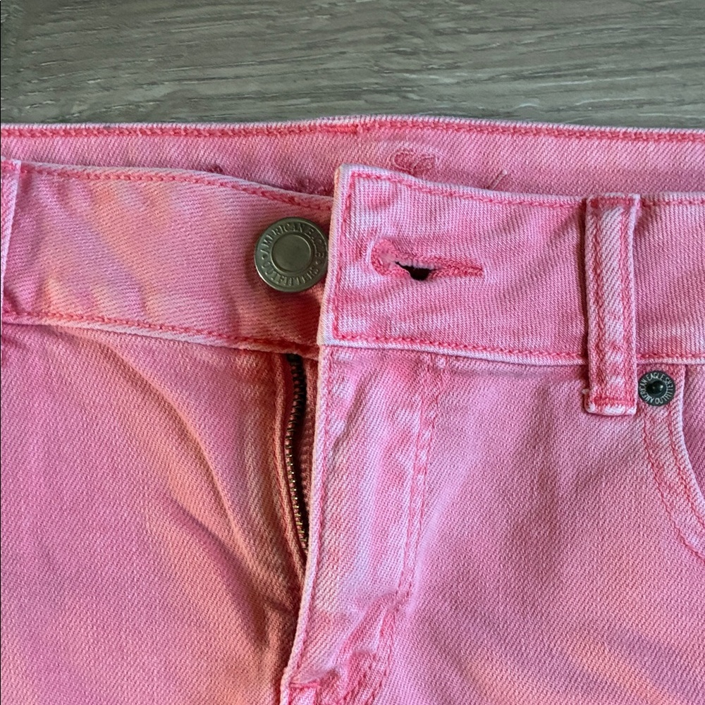 American Eagle Outfitters Pink Jean Shorts - Picture 3 of 6